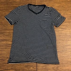 Vince V neck shirt with chest pocket